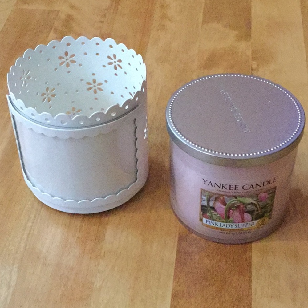 Candle/photo holder